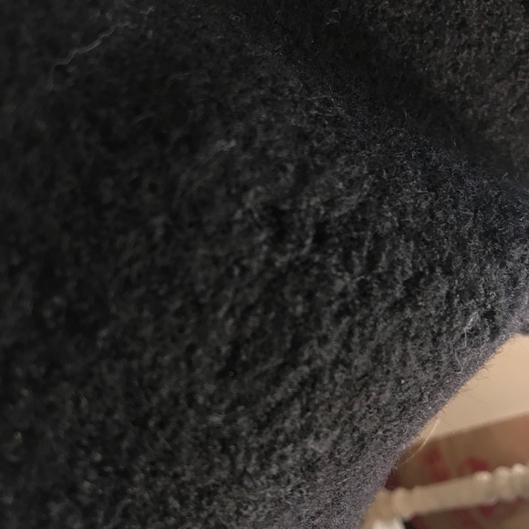 Liz Claiborne Black Coat With Hoodie sz 8 - Picture 7 of 8